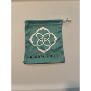 Kendra Scott Blue Turquoise Jewelry Drawstring Dust Bag Pouch